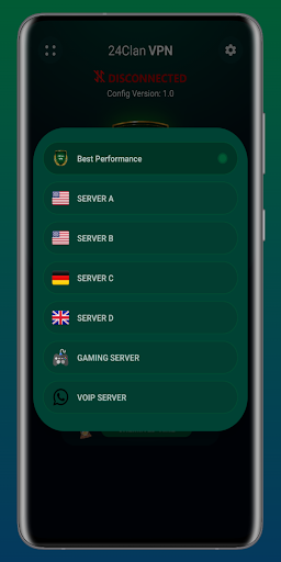 24clan VPN Lite SSH Gaming VPN Screenshot3