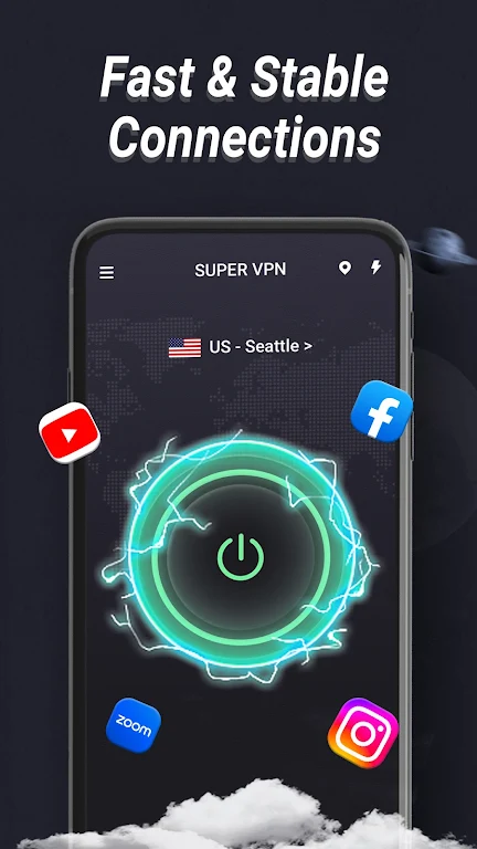 Super VPN: Fast & Secure Proxy Screenshot1