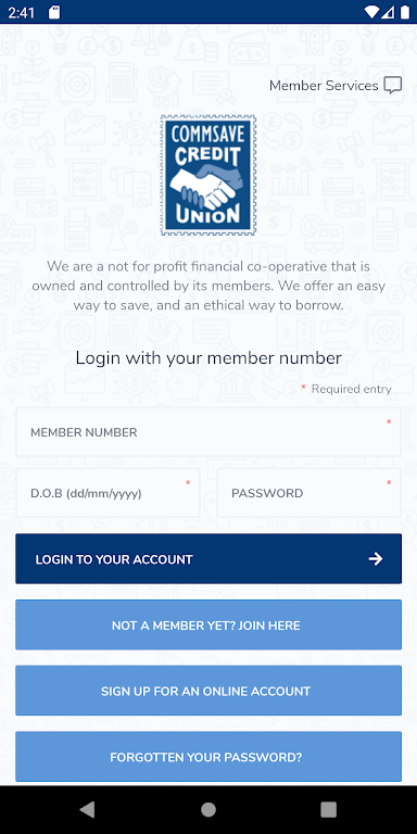 Commsave Credit Union Screenshot1