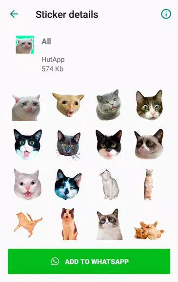 Cat Stickers for WhatsApp Screenshot2