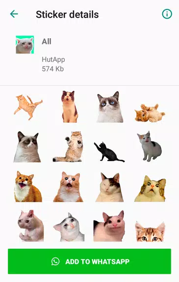 Cat Stickers for WhatsApp Screenshot1