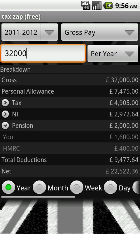 tax zap free-UK tax calculator Screenshot4