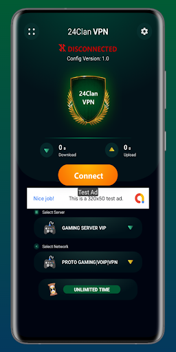 24clan VPN Lite SSH Gaming VPN Screenshot1