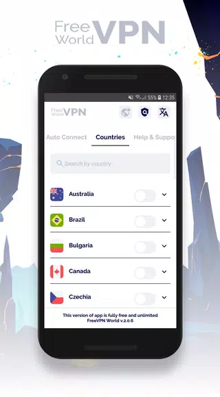 Free VPN World - Completely Free VPN Service Screenshot3