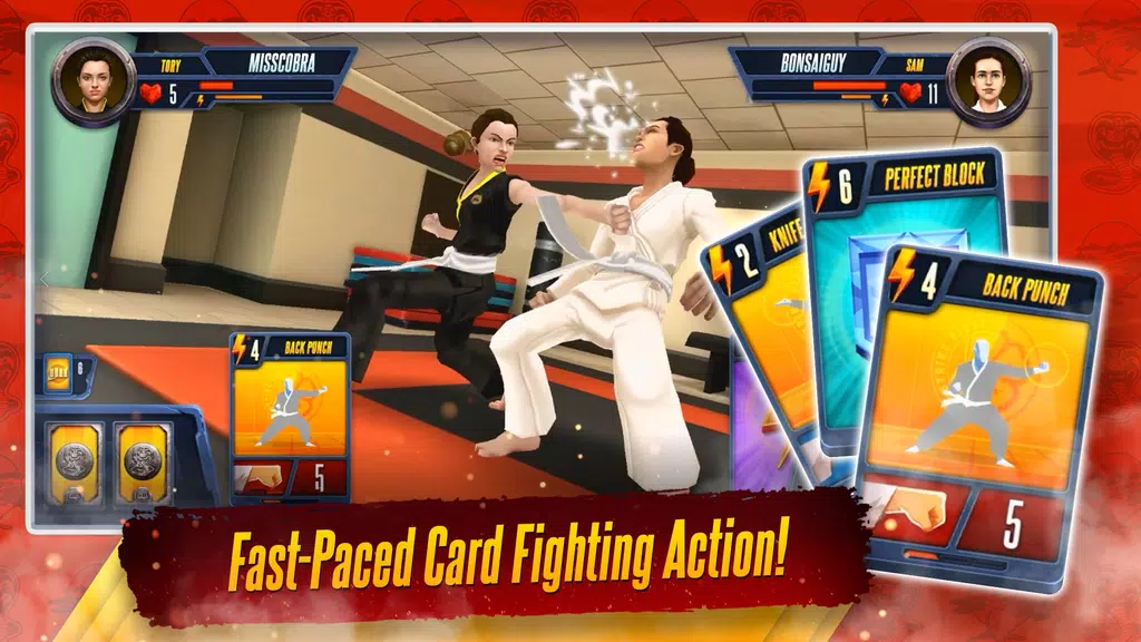 Cobra Kai: Card Fighter Screenshot1