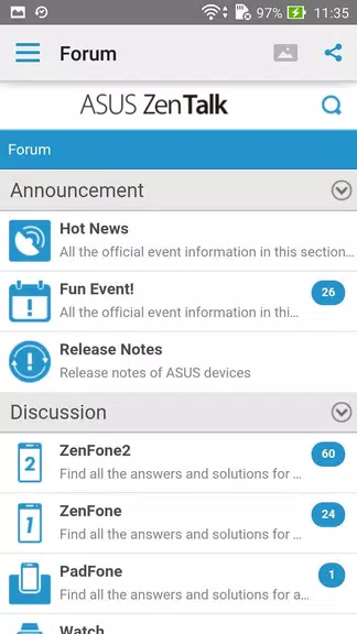 ASUS ZenTalk Community Screenshot3