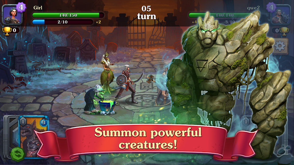 Cradle of Magic - card game, battle arena, rpg Screenshot1