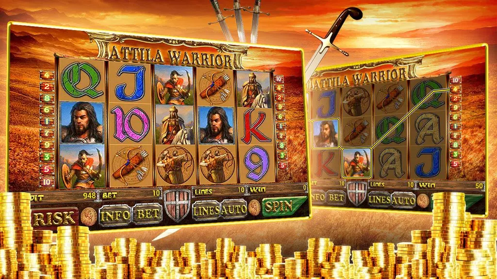 Attila Warrior slot Screenshot1