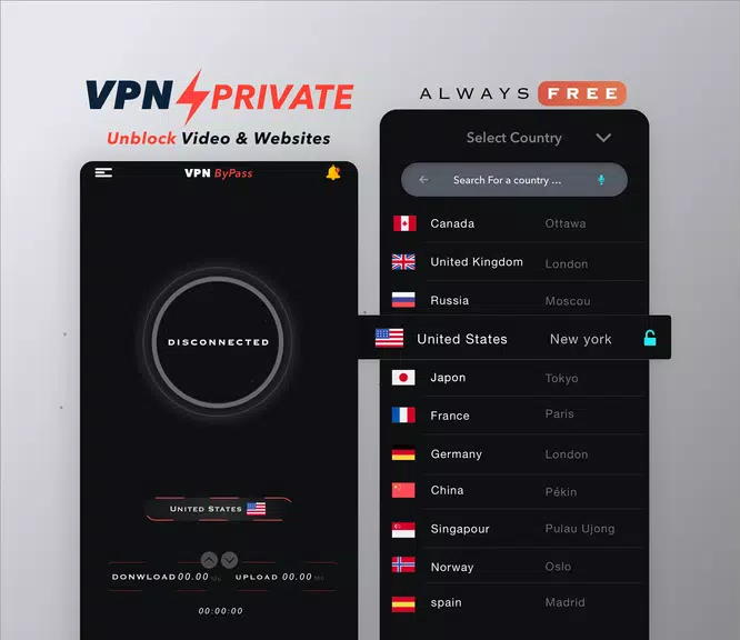 VPN Private - VPN Proxy Screenshot1