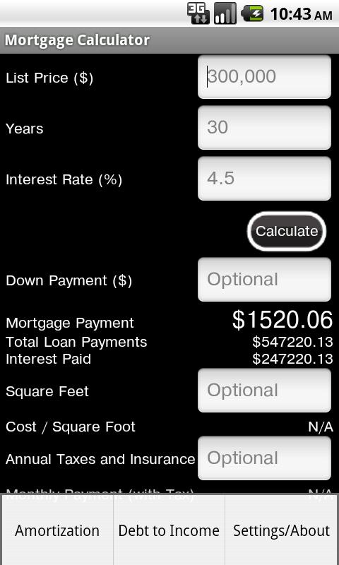 Mortgage Calculator Free Screenshot2