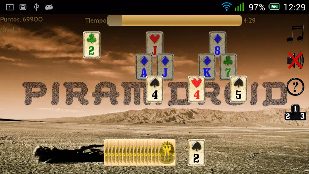 Piramidroid. Pyramid Solitaire Screenshot3