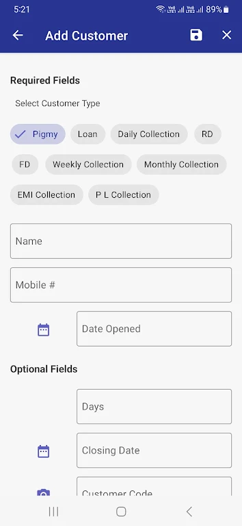 Daily Collection Daily Finance Loan Recovery Pigmy Screenshot3