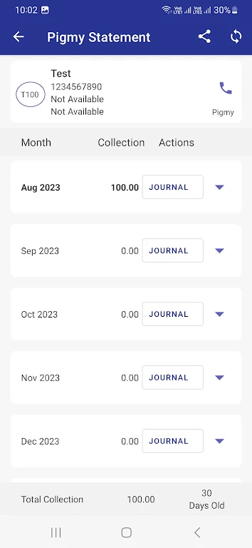 Daily Collection Daily Finance Loan Recovery Pigmy Screenshot4