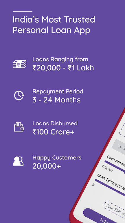 Fastest Online Loan Upto Rs 1L Screenshot1