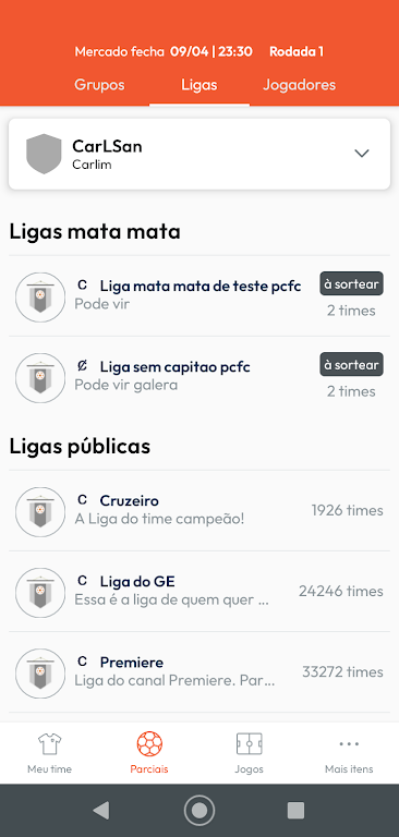 Parciais CFC Screenshot4