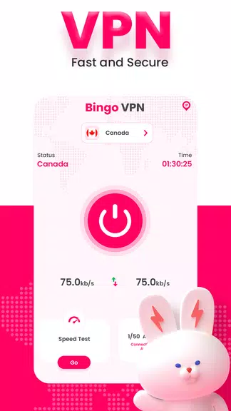 Bingo Vpn - Faster & Stronger Screenshot2