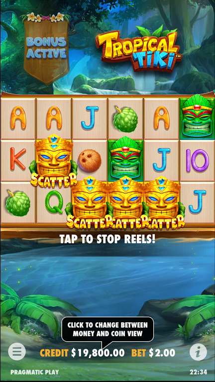 Tropical Tiki Slot Casino Game Screenshot3