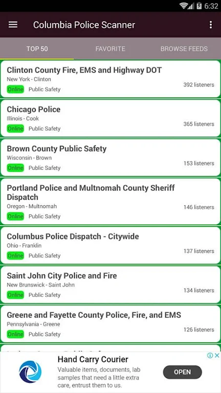 Columbus Ohio Police Scanner Free Police Scanner Screenshot1