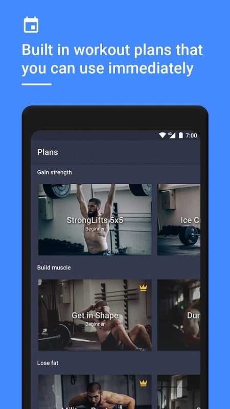 Gym Workout Planner & Tracker Screenshot3