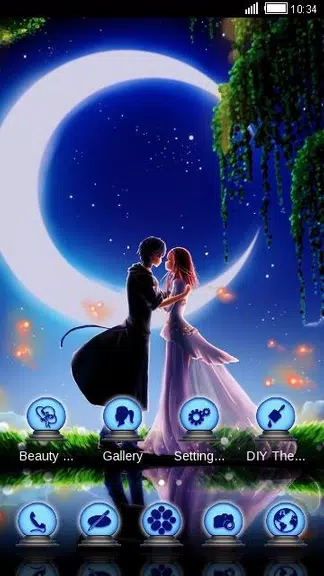 Romantic theme:  Moonlight Nig Screenshot4