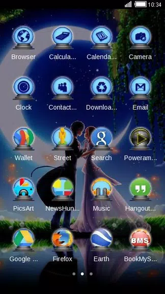 Romantic theme:  Moonlight Nig Screenshot3