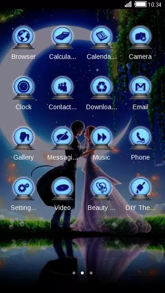 Romantic theme:  Moonlight Nig Screenshot2