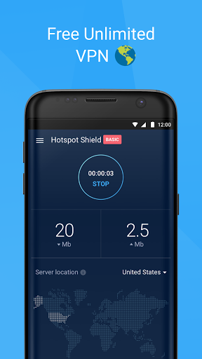 Hotspot Shield Basic - Free VPN Proxy & Privacy Screenshot3