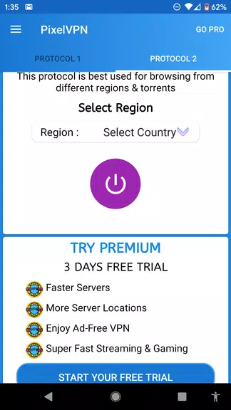 Pixel VPN : Secure VPN Proxy Screenshot1