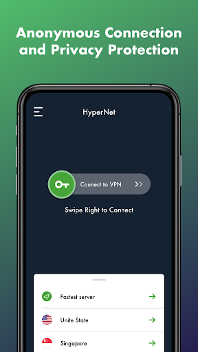 HyperNet Free VPN - Unlimited Screenshot2