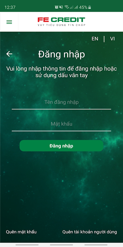 FE CREDIT Mobile: Vay tiêu dùng,Thẻ ,Bảo Hiểm Screenshot1