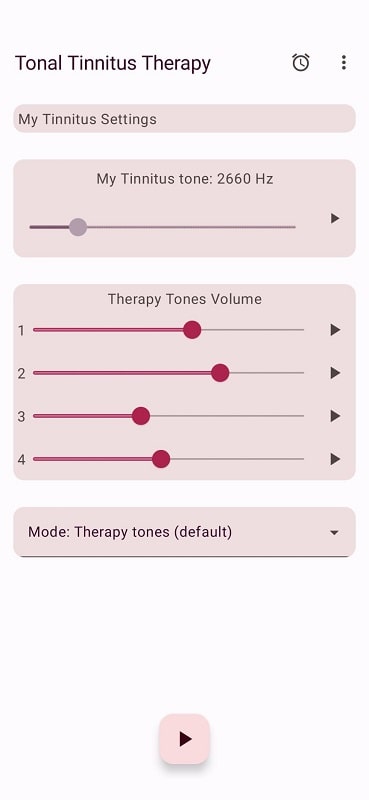 Tonal Tinnitus Therapy Screenshot4