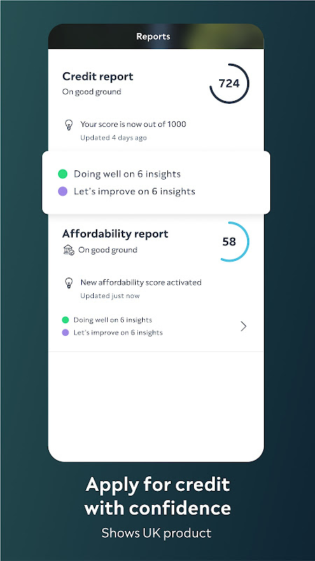 ClearScore - Credit Score Screenshot1