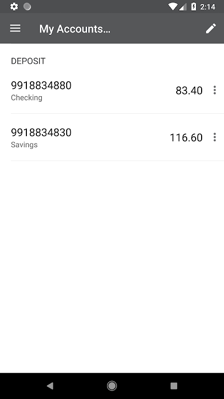 Bank of the Sierra Mobile Screenshot1