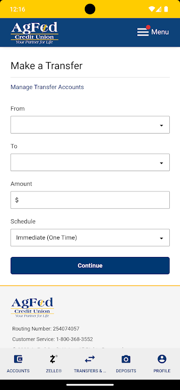 AgFed Credit Union Screenshot4
