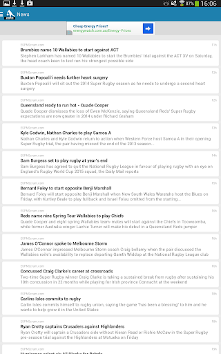 Rugby Live Scores - Rugby Now Screenshot4