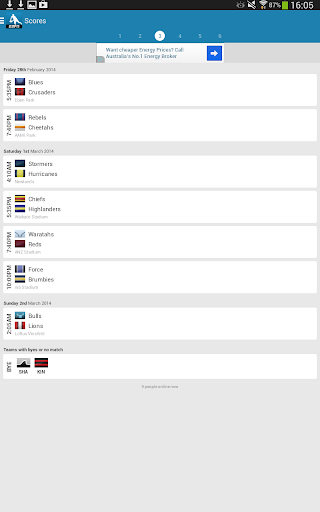 Rugby Live Scores - Rugby Now Screenshot2