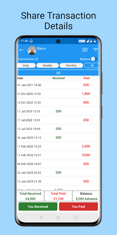 Credit Debit- ledger account Screenshot4