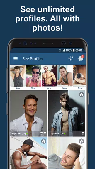 Ziipr - gay app chat & date Screenshot1