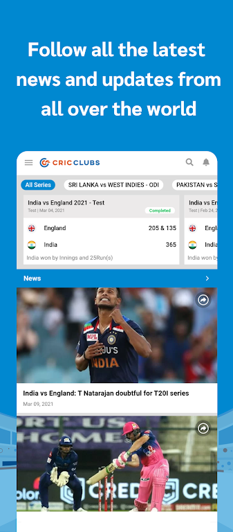 Cricclubs Mobile Screenshot3