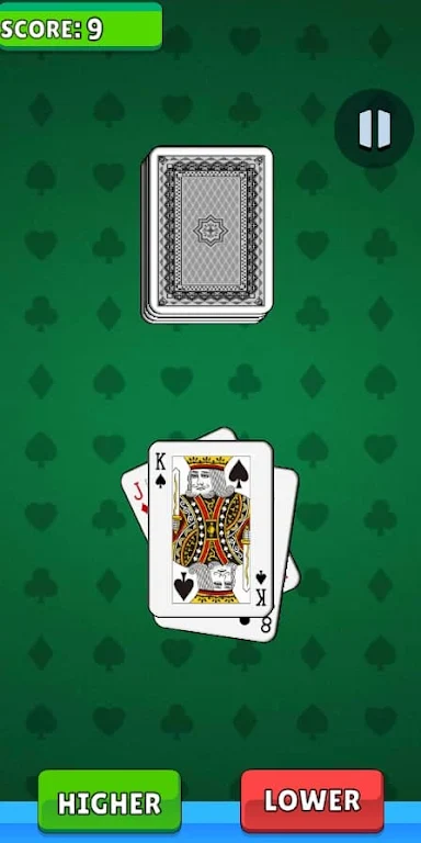 Higher Lower Cards Screenshot4