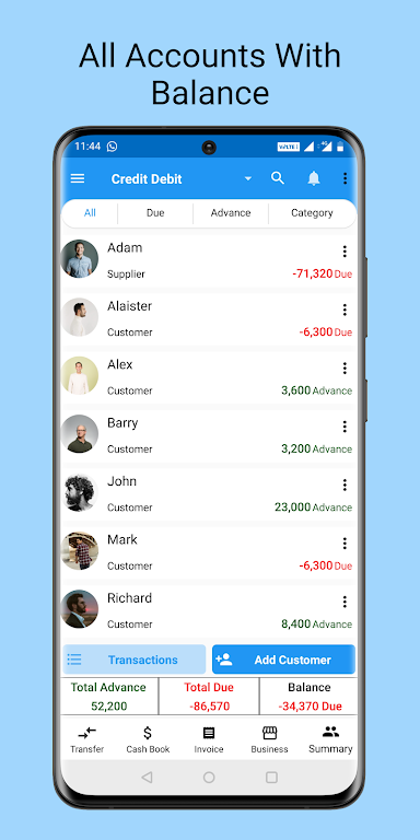 Credit Debit- ledger account Screenshot1