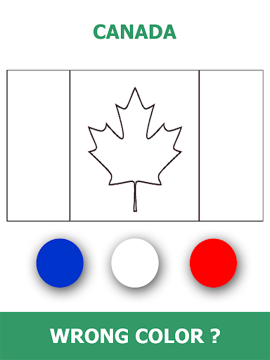 Flag Quiz Gallery : Guess Name, Guess Flag Color Screenshot1