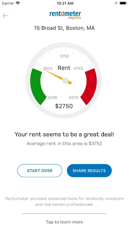 Rentometer Express Screenshot1