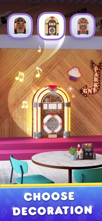 Solitaire Cafe Design & Decor Screenshot1