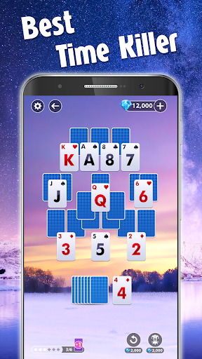 TriPeaks Solitaire - Best Time Killer Screenshot2