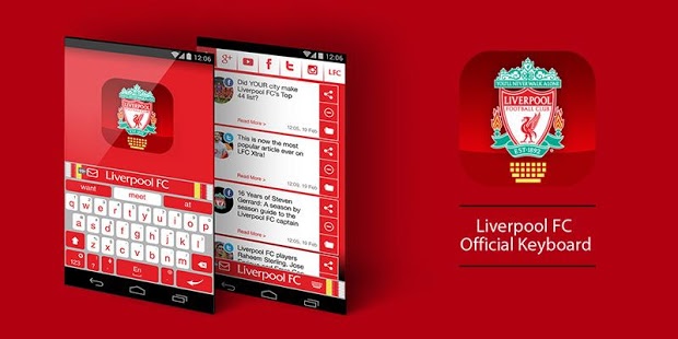 Liverpool FC Official Keyboard Screenshot1