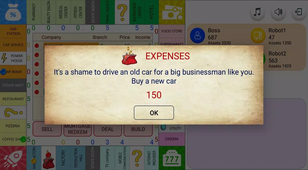 Monopolist Business Dice Board Screenshot4