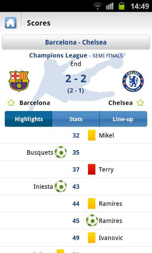 Livescore Soccer Tennis Screenshot2