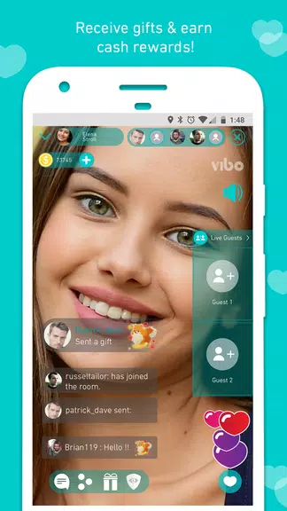 Vibo Live: Live Stream, Random call, Video chat Screenshot2