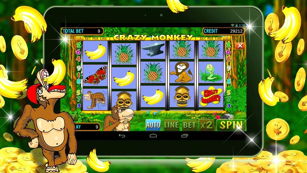 Crazy Monkey slot Screenshot2